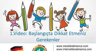 1. Video: Başlangıçta Dikkat Etmeniz Gerekenler 57