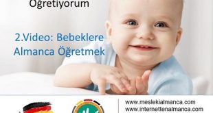 2. Video: Bebeklere Almanca Öğretmek 56