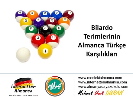 Bilardo Terimlerinin Almancası 1