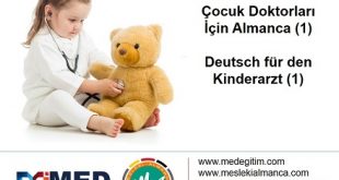 Çocuk Doktorları İçin Almanca 1 - Deutsch für den Kinderarzt 1 59