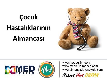 Çocuk Hastalıklarının Almancası 1