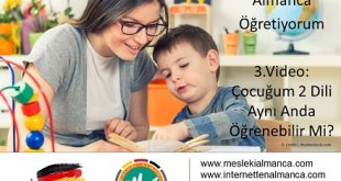 3. Video: Çocuğum 2 Dili Aynı Anda Öğrenebilir Mi? 58