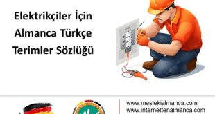 Elektrikçiler için Almanca Türkçe Terimler Sözlüğü 4