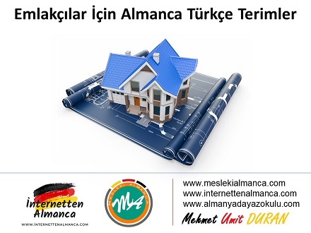 Emlak Terimlerinin Almanca Türkçe Karşılıkları 1