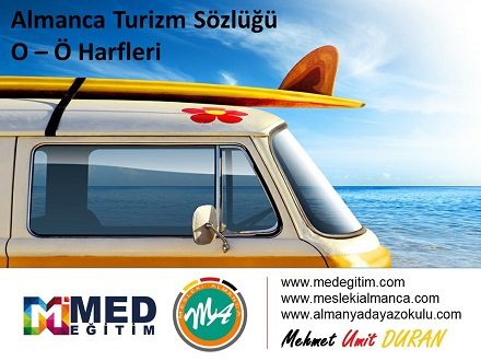 Almanca Turizm Sözlüğü , "O-Ö" Harfleri 1