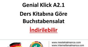 Buchstabensalat: Genial Klick A2.1 Kitabına Göre 4