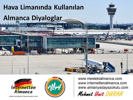 Hava Limanında Kullanılan Almanca Diyaloglar ve Almanca Türkçe Terimler Sözlüğü 1