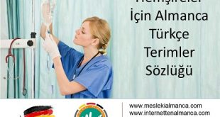 Hemşireler İçin Almanca Türkçe Terimler Sözlüğü 5