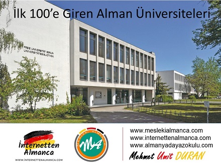 İlk 100'e Giren Alman Üniversiteleri 1