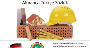 İnşaatçılar İçin Almanca Türkçe Terimler Sözlüğü 58
