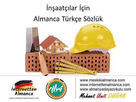 İnşaatçılar İçin Almanca Türkçe Terimler Sözlüğü 1