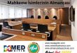 Mahkeme İsimlerinin Almancası 19