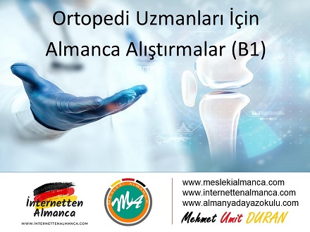 Ortopedi Uzmanları İçin Almanca Alıştırmalar (B1) 1