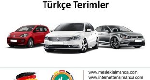Rent a Car'cılar için Almanca Türkçe Terimler ve Günlük Konuşma Kalıpları 56