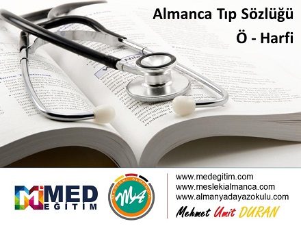 Almanca Tıp Terimleri - "Ö" Harfi 1