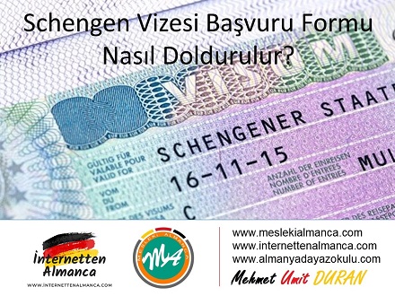 Turistik Schengen Vizesi Başvuru Formu Nasıl Doldurulur? 1