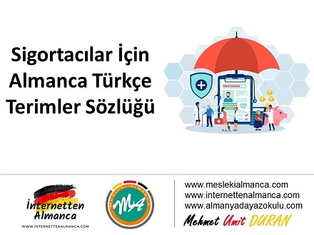 Sigortacılar için Almanca Türkçe Terimler Sözlüğü 1