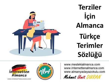 Terziler ve Tekstilciler İçin Almanca Türkçe Terimler Sözlüğü 1
