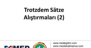 Trotzdem Alıştırmaları (2) 57