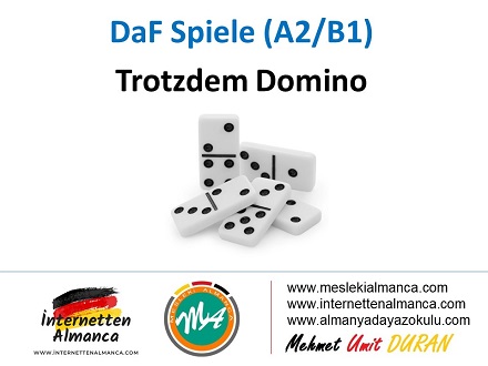 DaF Spiel - Trotzdem Domino Spiel (A2/B1) 1