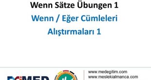 Wenn Sätze Übungen - Alıştırma 1 57